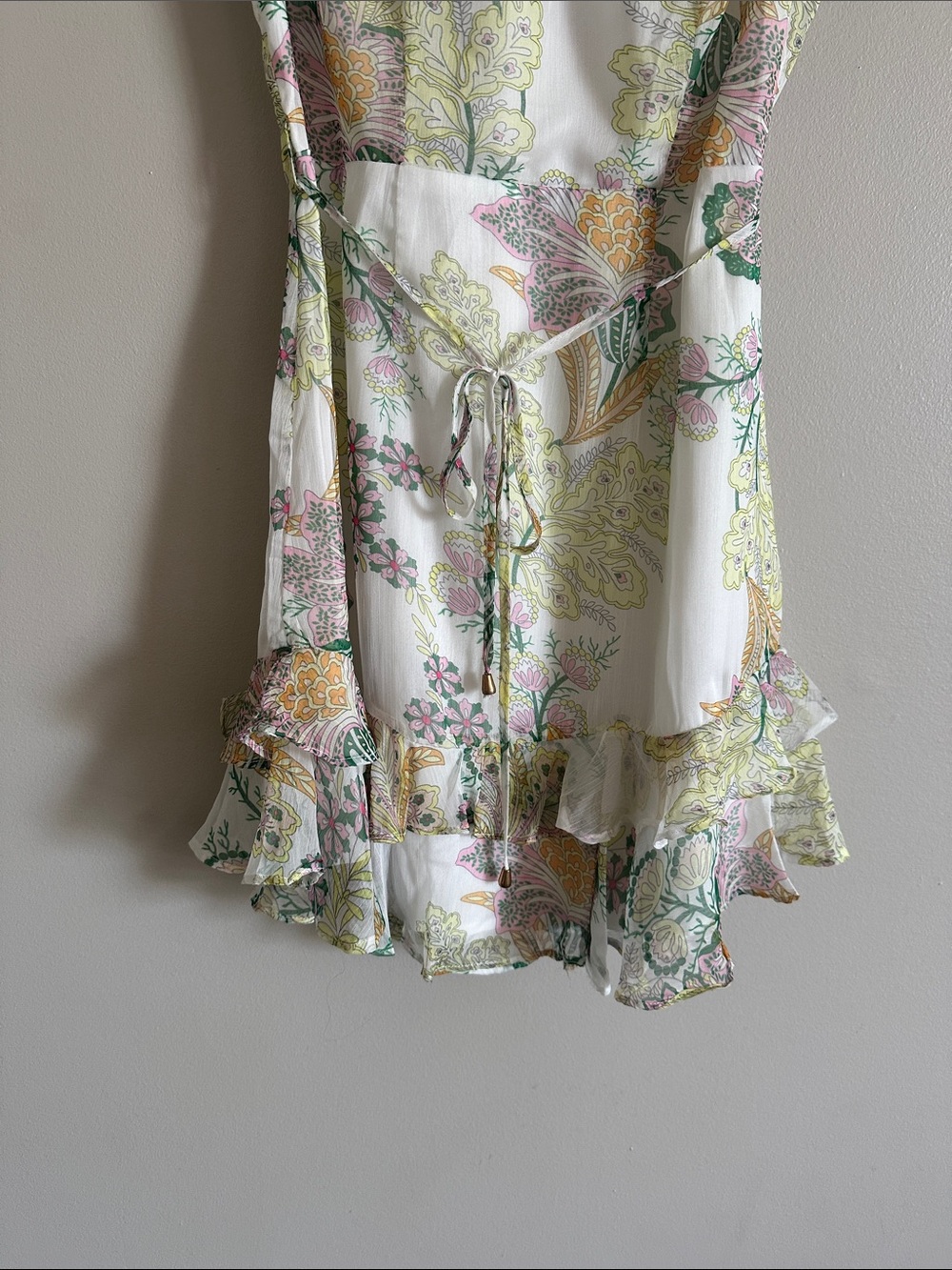 Brand New Ruffled Floral Mini Dress - Picture 8 of 11